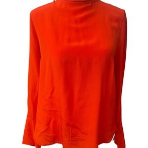 JCrew Silk Back Tie Neck Blouse